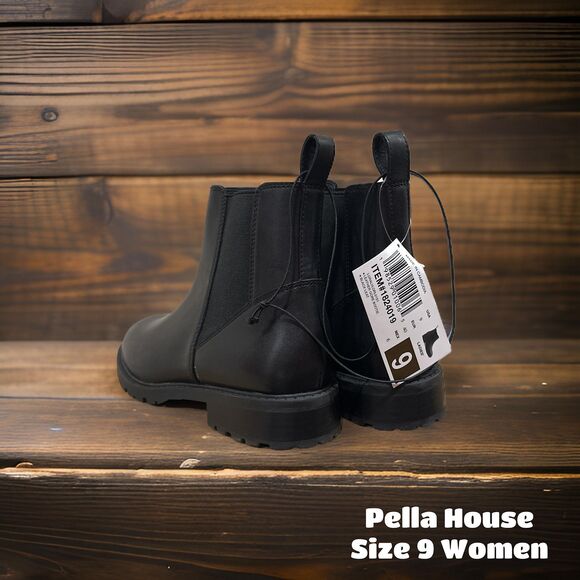 Steve Madden Ladies' Short Boot Authentic with Box Lorali Black Leat Size 9 (2) - Picture 7 of 7